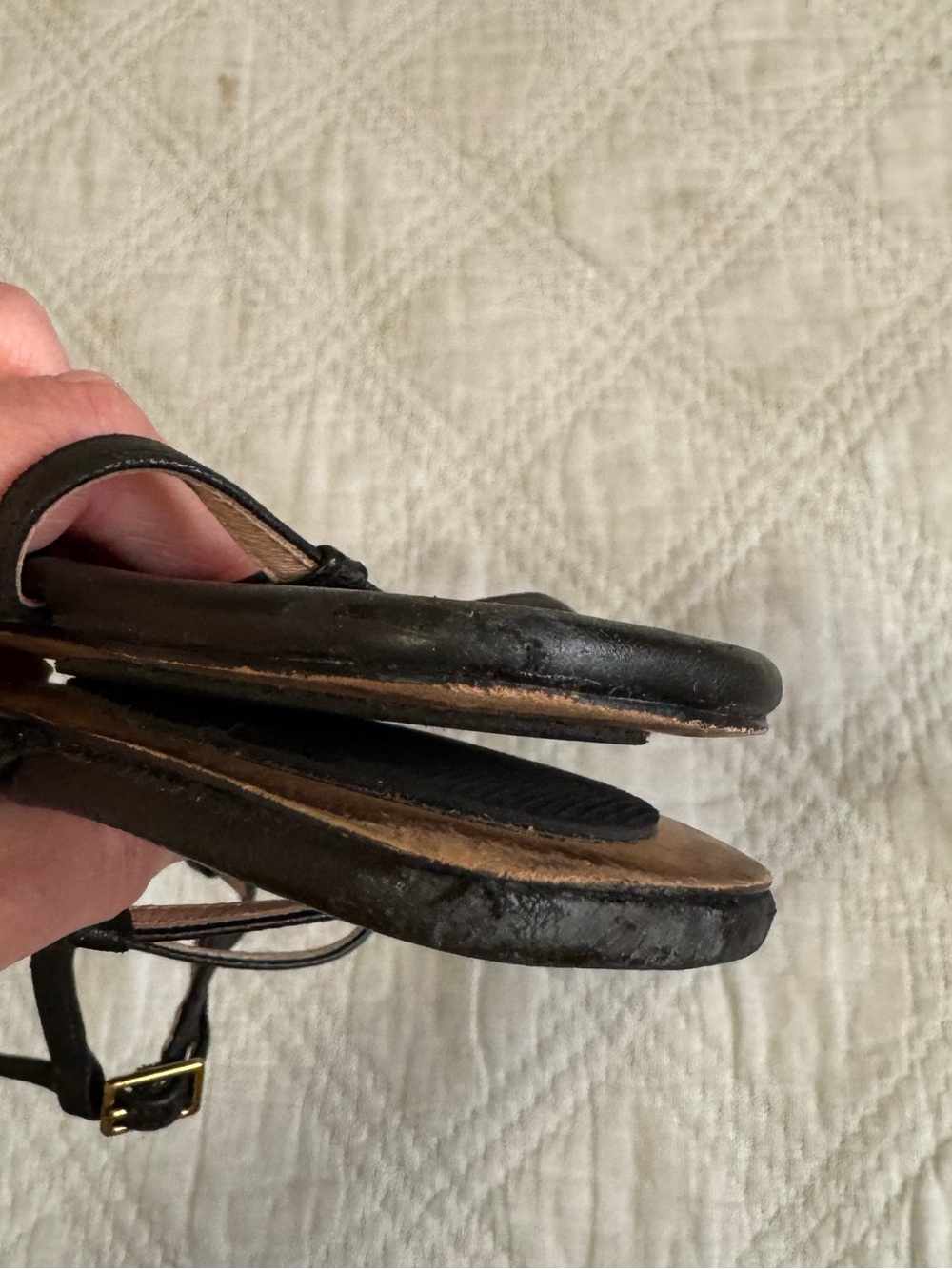 J Crew Abbie Cage Sandals 9 - Picture 6 of 6